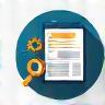 Illustration representing strategy development blueprint